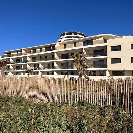 Apartment T2 De Standing, Face Mer, 4 Pers, A 30m De La Plage, Parking Privatif - Fr-1-701-73 Valras-Plage